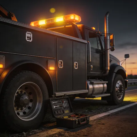 Roadside and emergency truck repair